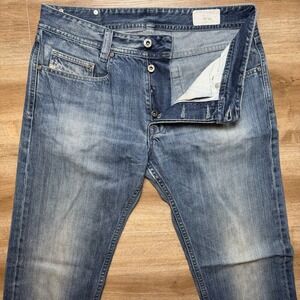 Diesel Jeans Men 30x31 Blue Levan Relaxed Straight Leg Denim Casual Modern READ